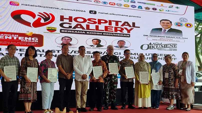 Murni Teguh Memorial Hospital Raih Penghargaan di Acara Hospital Gallery Natal Oikumene Sumut